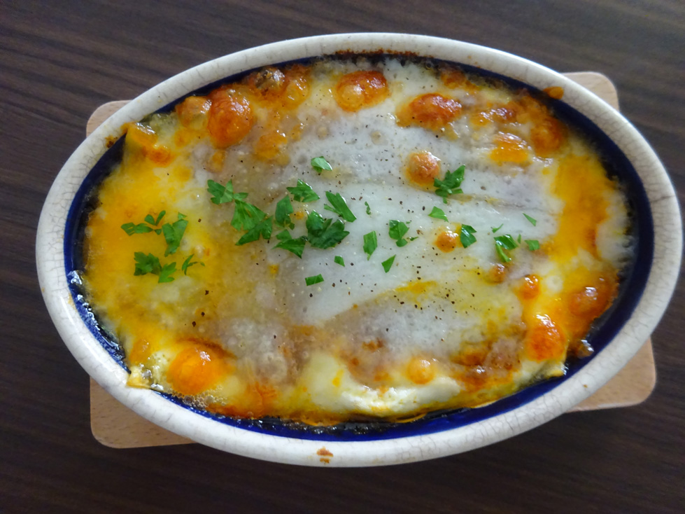 ほうれん草のラザニア